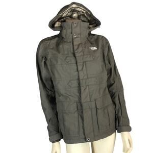 The North Face Milletan Triclimate hooded Jacket in olive size medium